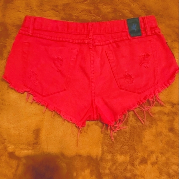 PRE-Owned Distressed Premium Designer Denim Shorts - Picture 4 of 4